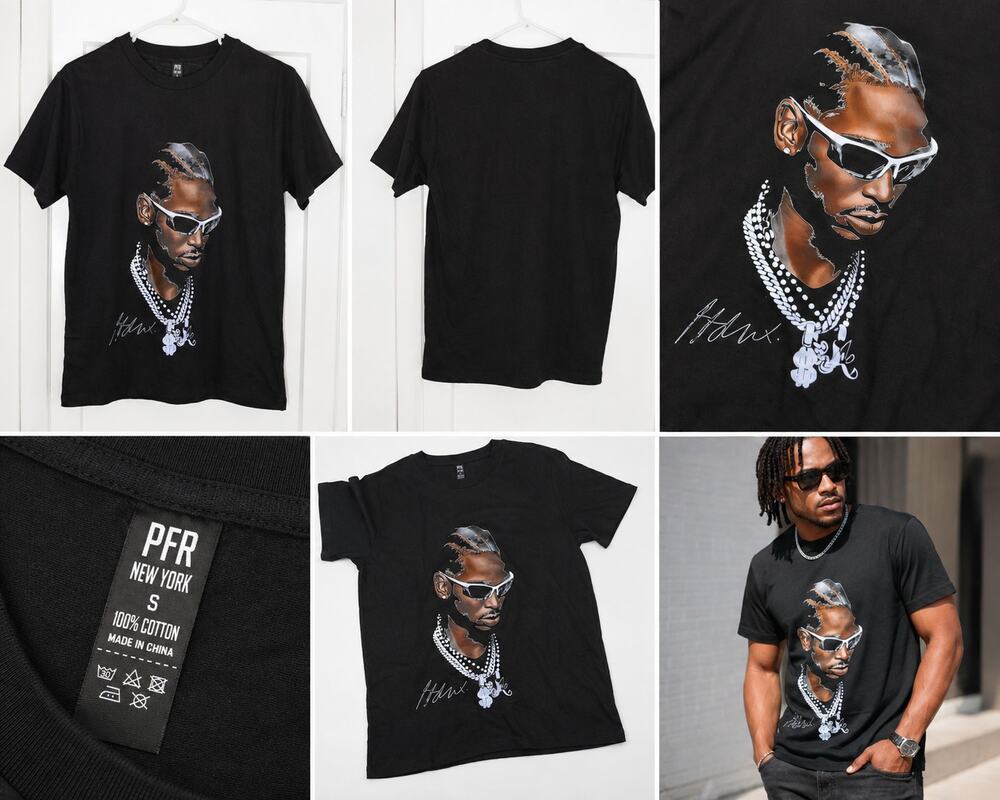PFR New York Black Graphic T-Shirt – Size Small